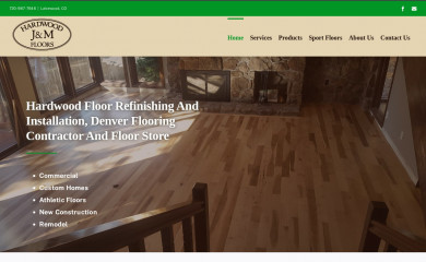 jandmhardwoodfloors.com screenshot