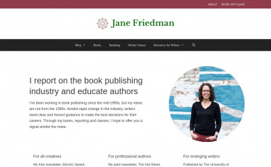 janefriedman.com screenshot