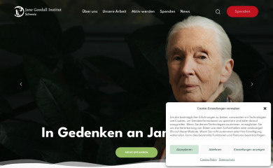 janegoodall.ch screenshot
