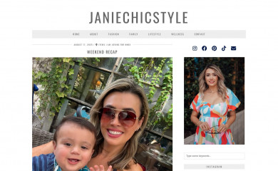 janiechicstyle.com screenshot
