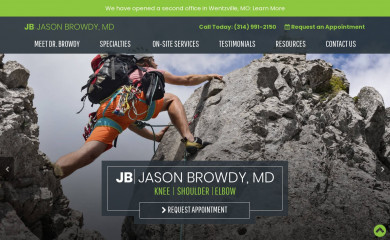 jasonbrowdymd.com screenshot