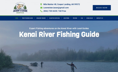 jasonsguideservice.com screenshot