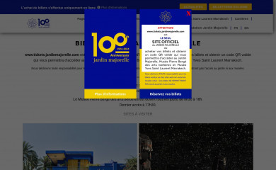 jardinmajorelle.com screenshot