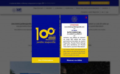 jardinmajorelle.com screenshot