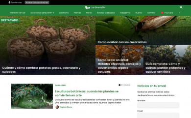 jardineriaon.com screenshot