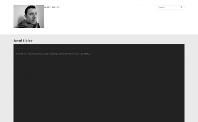 jaredsibley.com screenshot