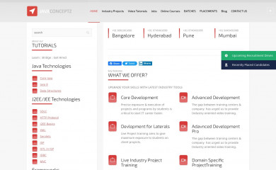 javaconceptz.com screenshot