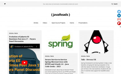 javareads.com screenshot