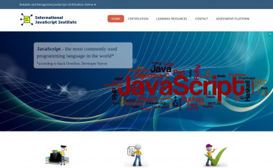 javascriptinstitute.org screenshot
