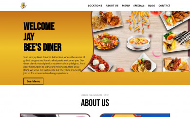 jaybeesdiner.com screenshot