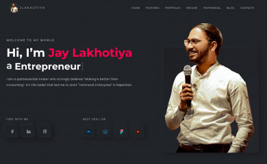 jaylakhotiya.com screenshot