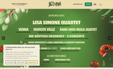 jazzinthepark.ro screenshot