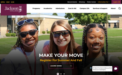 jccmi.edu screenshot