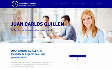 jcgassegurances.com screenshot