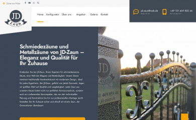 jd-zaun.de screenshot