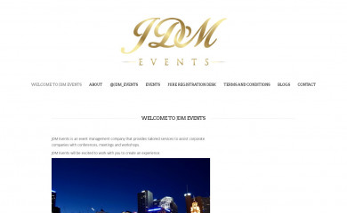 jdmevents.com.au screenshot