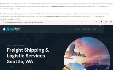 jdmfreightshipping.com screenshot