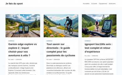je-fais-du-sport.fr screenshot