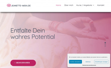 jeanette-mika.de screenshot