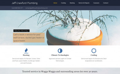 jeffcrawfordplumbing.com screenshot