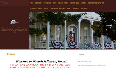 jeffersontexas.us screenshot