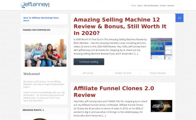 jefflenney.com screenshot