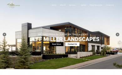 jeffmillerlandscapes.com screenshot
