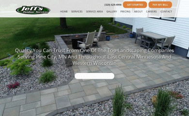 jeffsoutdoorservices.com screenshot