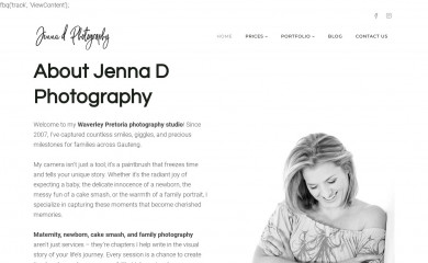 jennadphotography.com screenshot