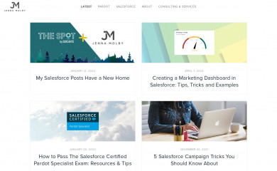 jennamolby.com screenshot
