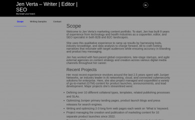 jenniferverta.com screenshot