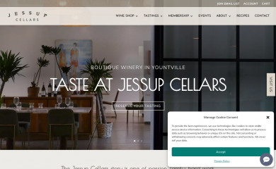 jessupcellars.com screenshot
