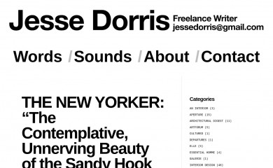 jessedorris.com screenshot