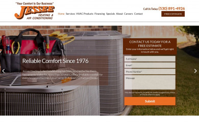 jesseeheatingandair.com screenshot