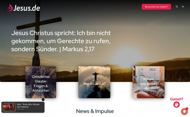 jesus.de screenshot