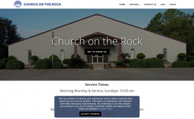 jesusistherock.org screenshot
