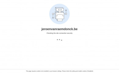 jeroenvanraemdonck.be screenshot