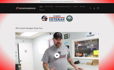 jercustomdesigns.com screenshot