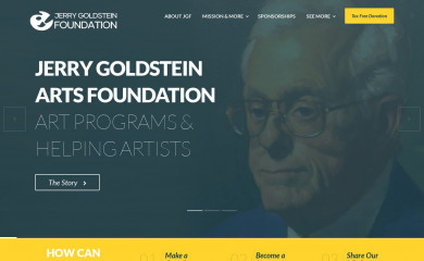 jerrygoldsteinfoundation.com screenshot