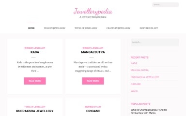 jewellerypedia.in screenshot