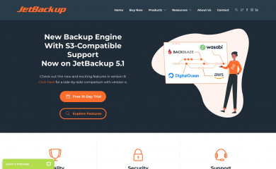 jetbackup.com screenshot