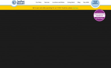 jetpetresort.com screenshot