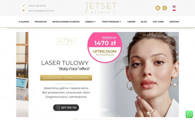 jetsetclinic.pl screenshot