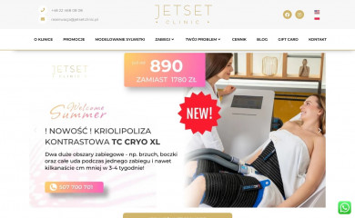jetsetclinic.pl screenshot