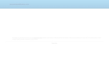 jeunesrepublicains.com screenshot