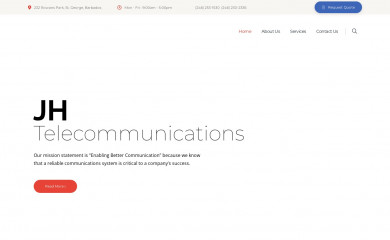 jhtelecommunications.com screenshot