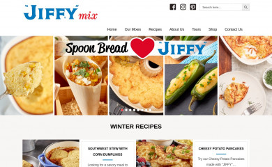 jiffymix.com screenshot