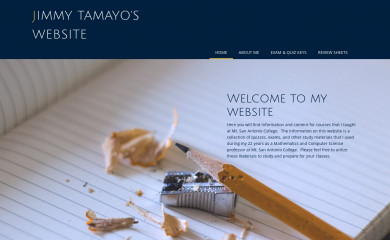 jimmytamayo.com screenshot