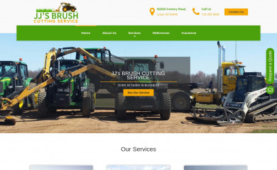 jjbrushcutting.com screenshot