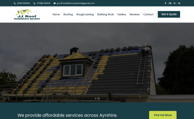 jjroofinstallationsayrshire.co.uk screenshot